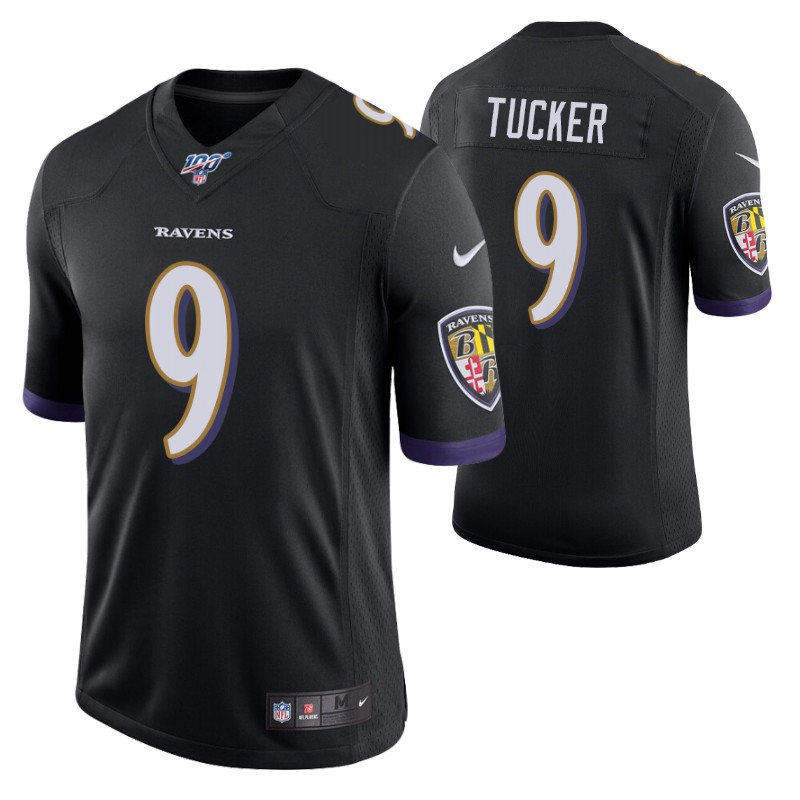 ravens-justin-tucker-jersey-limited-men's-100th-season