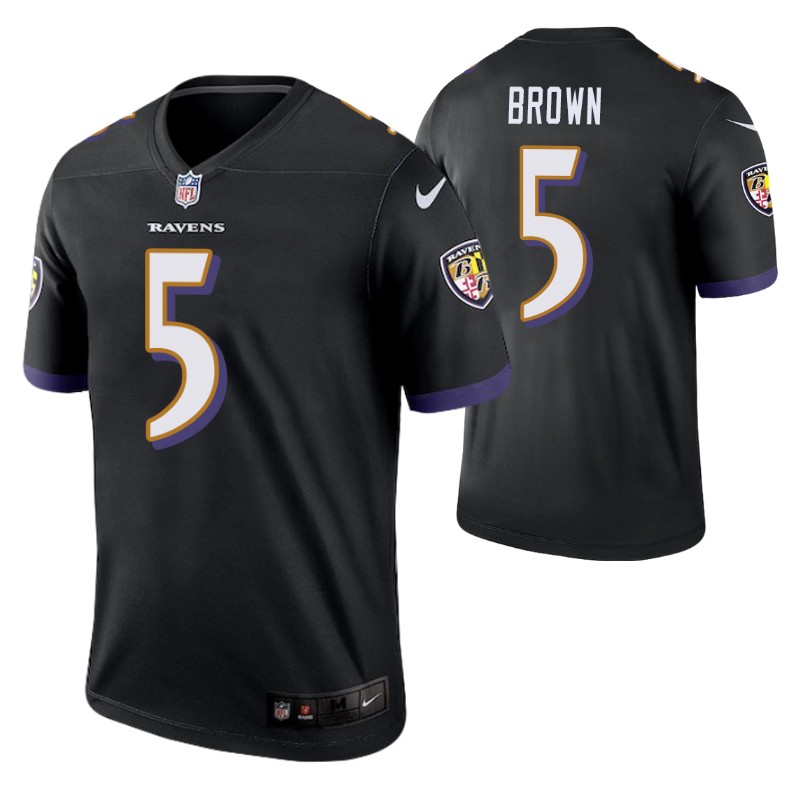 ravens-marquise-brown-jersey-black-legend-men's