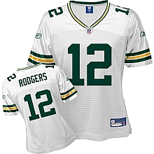 NFL green bay packers aaron rodgers 12 super bowl women jerseys