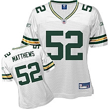 NFL green bay packers clay matthews 52 super bowl women jerseys