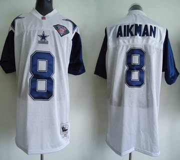 NFL jerseys dallas cowboys 8# aikman white