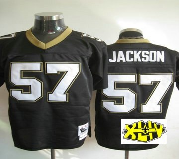 NFL new orleans saints #57 jackson black golden 2010 super bowl patch