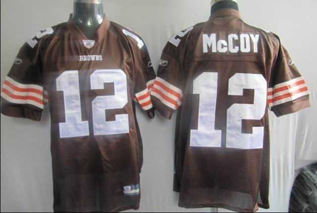 NFL jerseys cleveland browns 12 mccoy brown