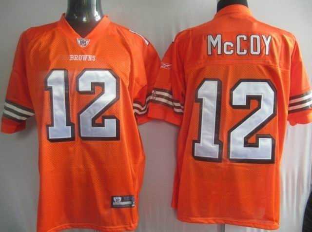 NFL jerseys cleveland browns 12 mccoy orange