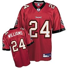 NFL tampa bay buccaneers 24# carnell williams red jersey