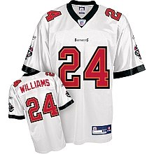 NFL tampa bay buccaneers 24# carnell williams white jersey