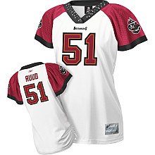 NFL tampa bay buccaneers 51# barrett ruud women's field flirt fashion jersey