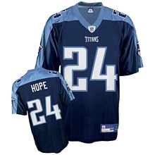 NFL tennessee titans 24# chris hope replica alternate jersey
