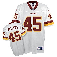 NFL washington redskins 45# mike sellers replica white jersey
