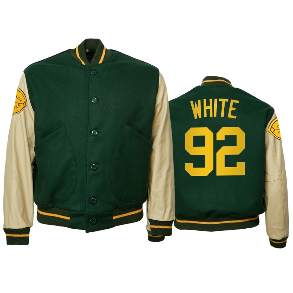 reggie white packers green authentic vintage jacket