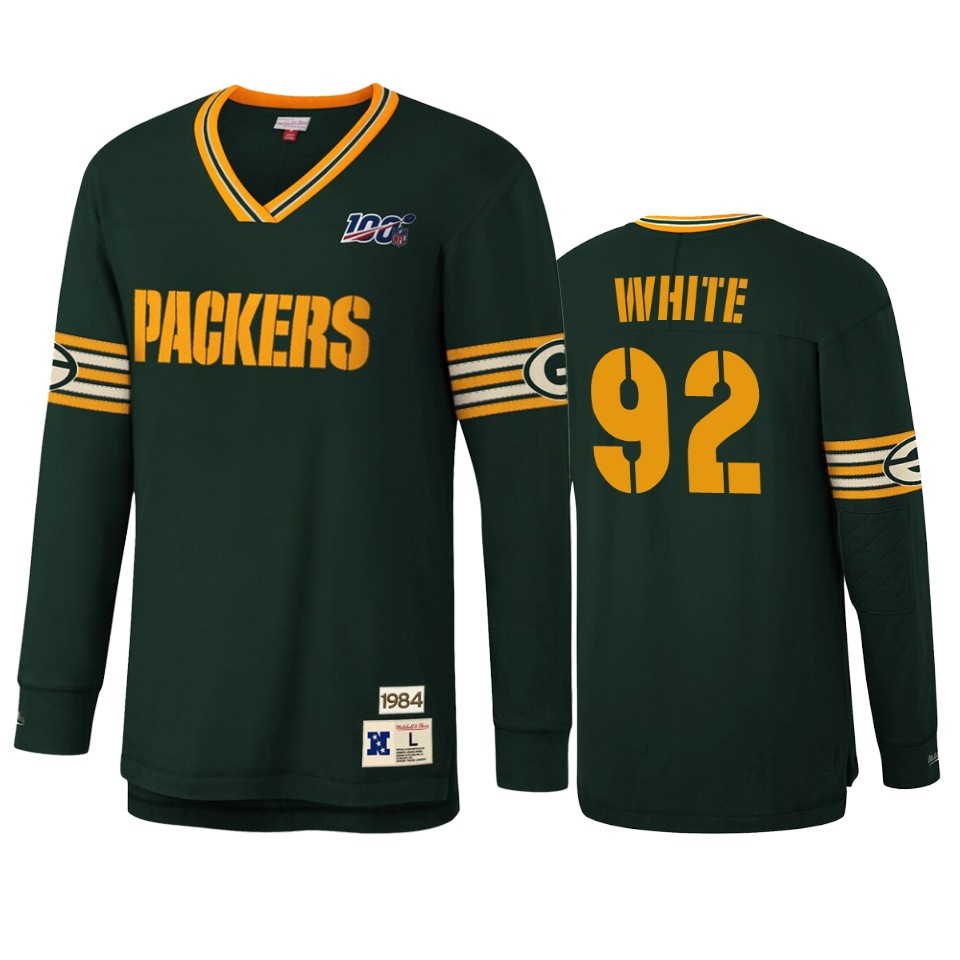 reggie white packers green nfl 100 long sleeve t shirt