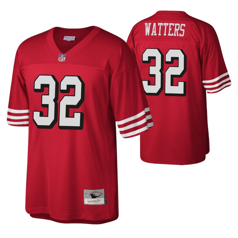 ricky watters legacy replica throwback scarlet retired player jersey stitched