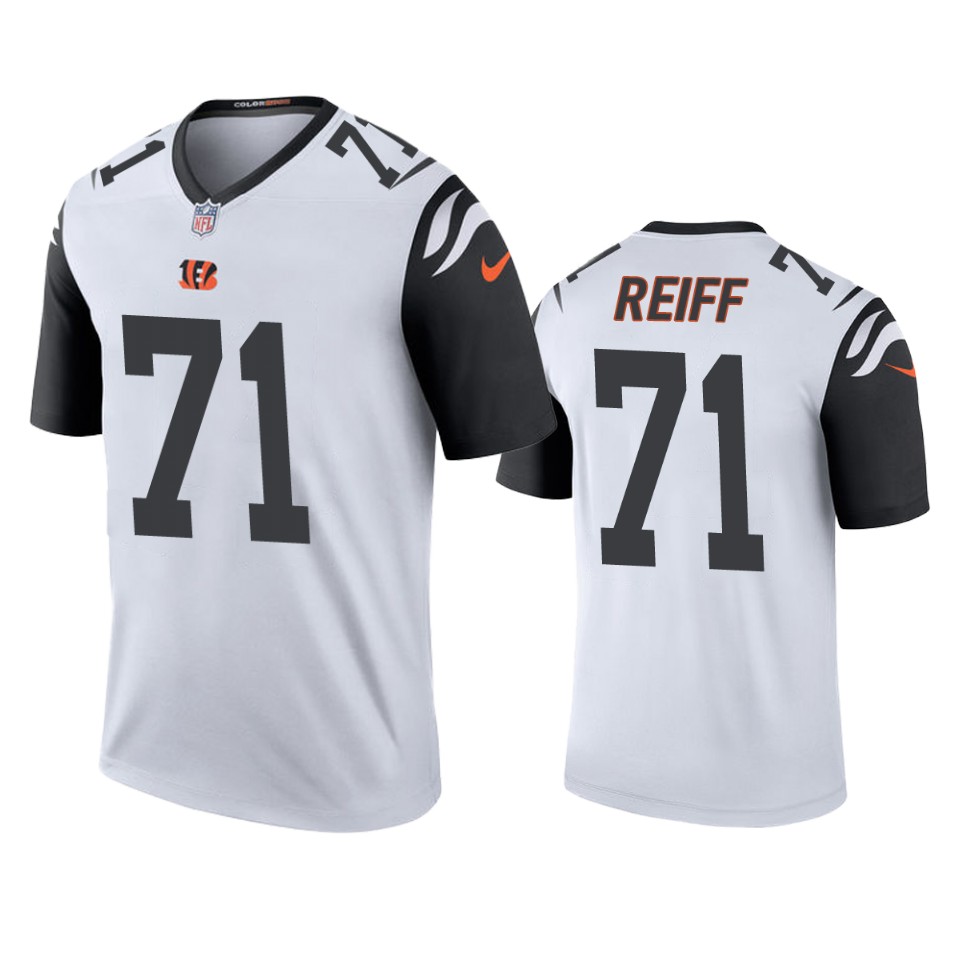 riley reiff color rush legend bengals white jersey