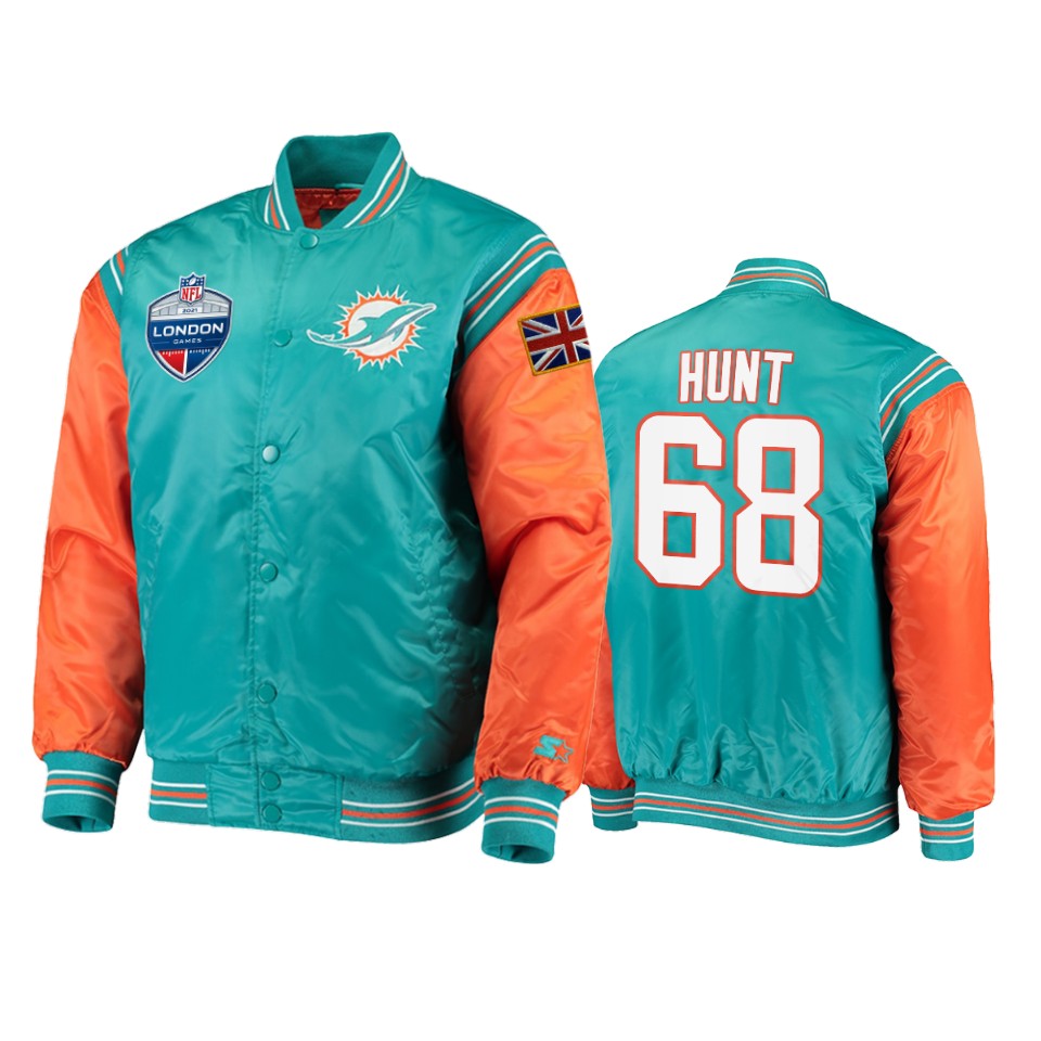 robert hunt dolphins aqua 2021 london game jacket