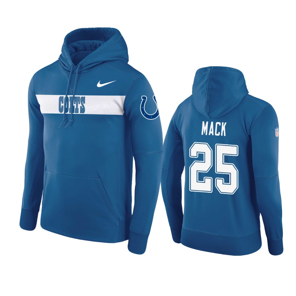 royal marlon mack sideline team hoodie