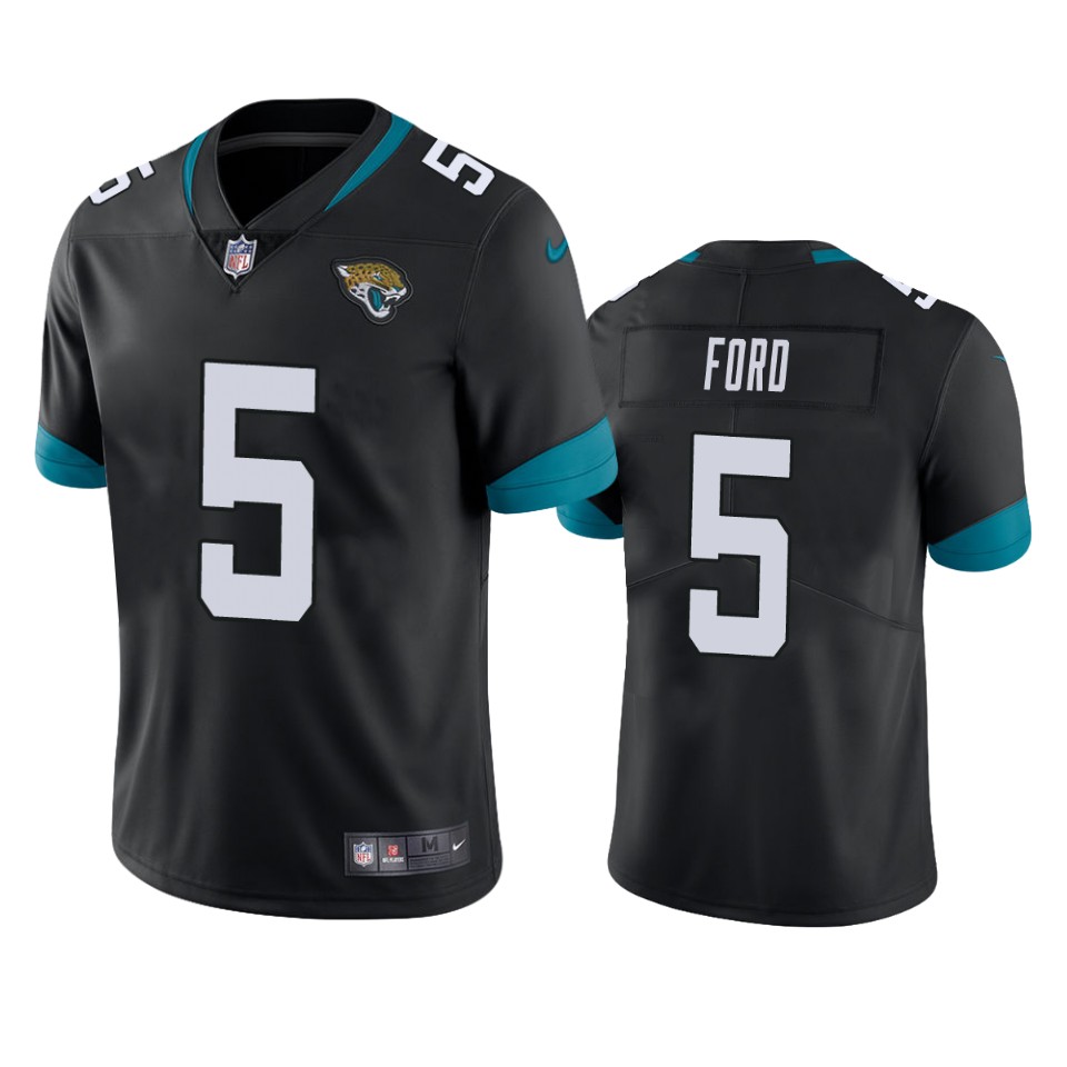 rudy ford jaguars black vapor jersey