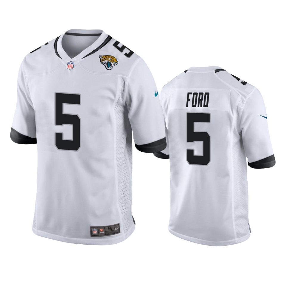 rudy ford jaguars white game jersey