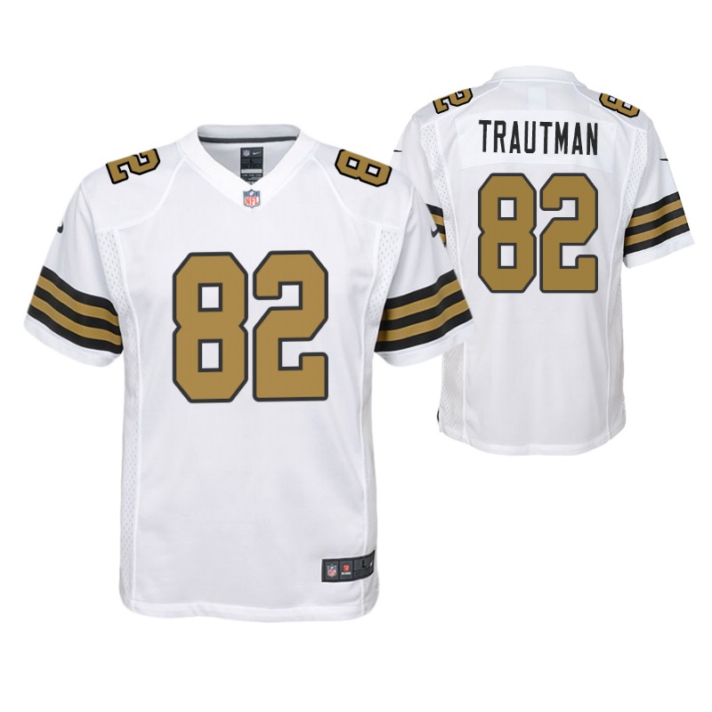saints-adam-trautman-alternate-game-youth-jersey-white
