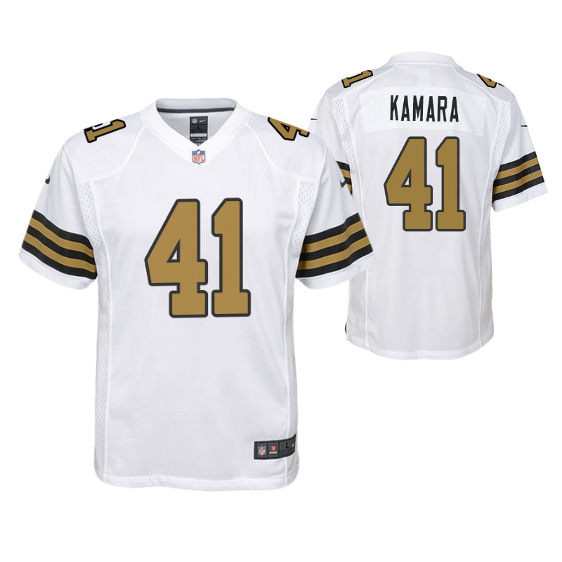 saints-alvin-kamara-alternate-game-youth-jersey-white