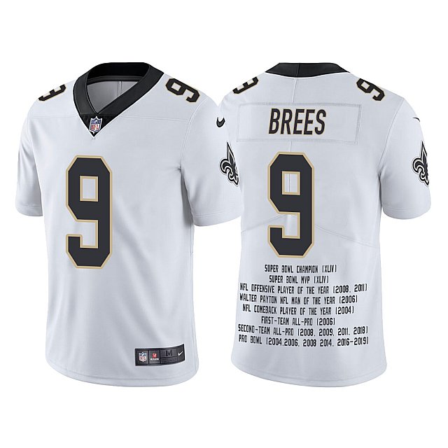 saints-drew-brees-career-highlight-white-awards-jersey-middle