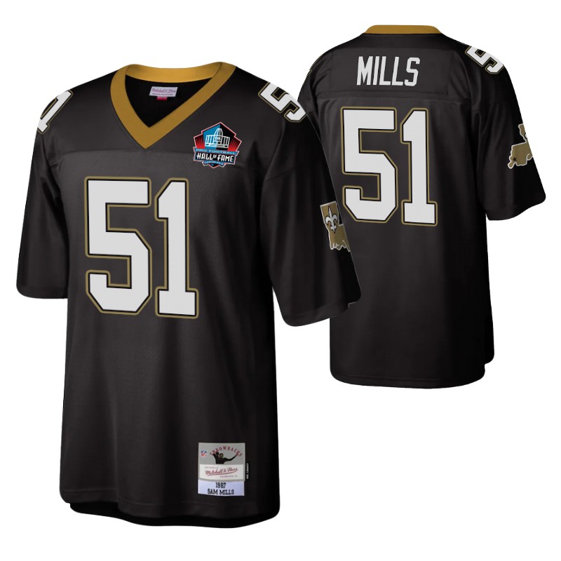 saints-sam-mills-pro-football-hall-of-fame-class-of-2022-jersey-black-legacy-replica