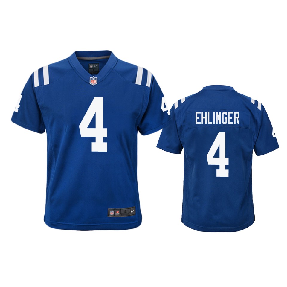 sam ehlinger colts royal color rush game jersey