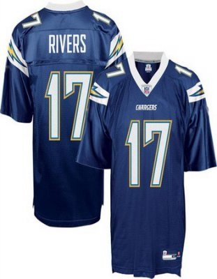 san diego chargers #17 philip rivers navy