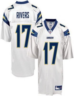 san diego chargers #17 philip rivers white