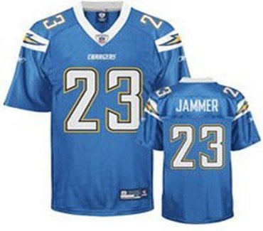 san diego chargers #23 jammer youth light blue jersey