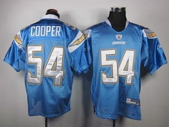 san diego chargers #54 cooper lt.blue