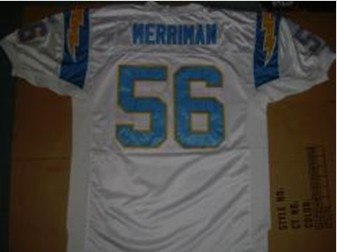 san diego chargers #56 shawne merriman white jerseys