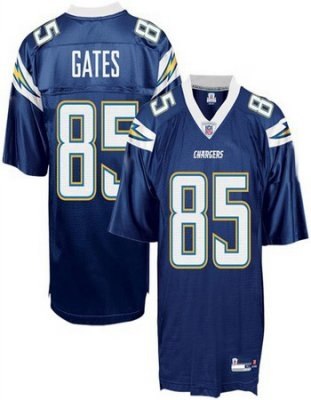 san diego chargers #85 antonio gates navy
