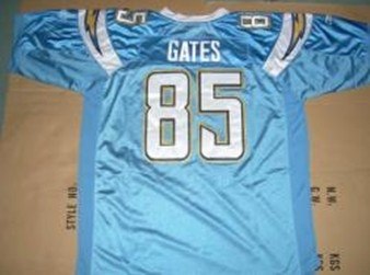 san diego chargers #85 gates blue jerseys