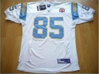 san diego chargers #85 white jerseys