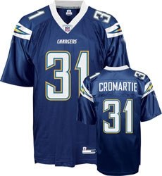 san diego chargers 31# antonio cromartie navy