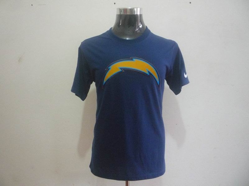 san diego chargers sideline legend authentic logo dri-fit t-shirt d.blue