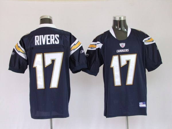 san diego chrger 17 philip rivers dark blue