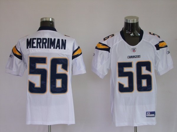 san diego chrger 56 shawne merriman white
