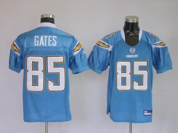 san diego chrger 85 antonio gates baby blue