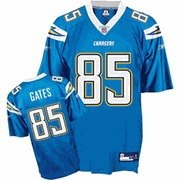 san diego chrgers #85 antonio gates blue jersey