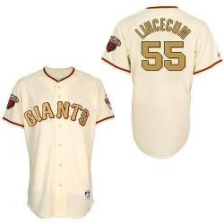 san francisco giants 55# tim lincecum cream youth jerseys
