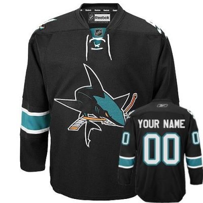 san jose sharks third customized hockey jersey