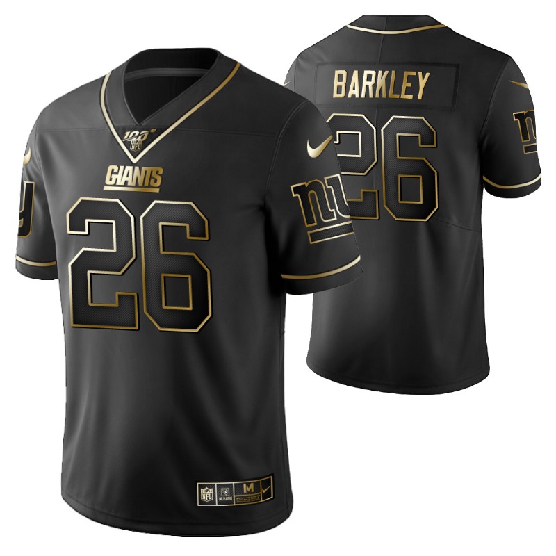 saquon-barkley-100th-season-black-jersey