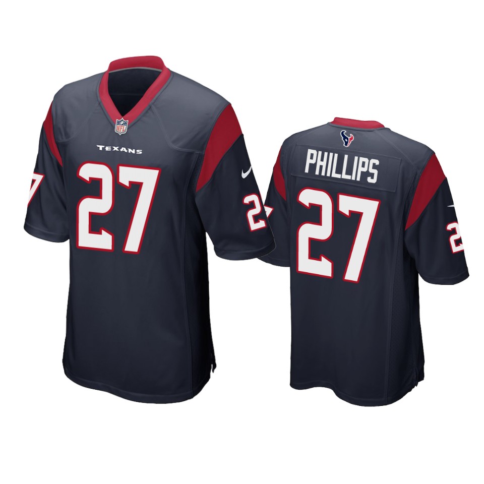 scottie phillips texans navy game jersey