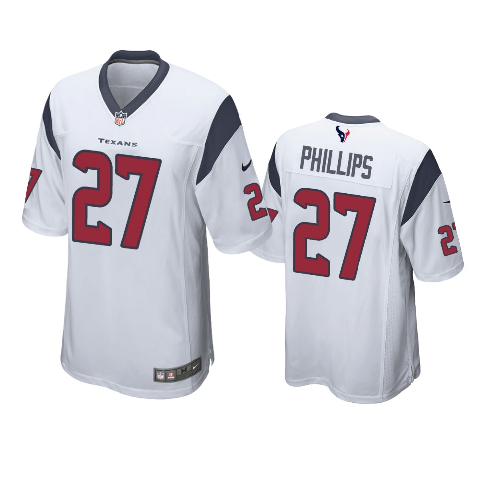 scottie phillips texans white game jersey