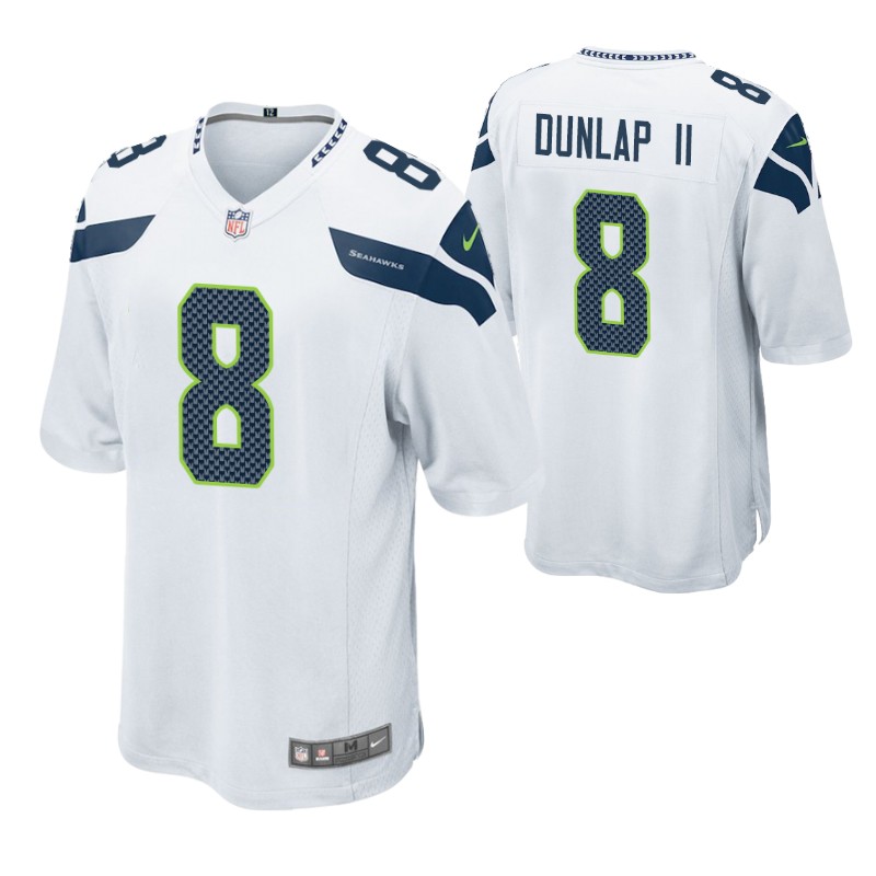 seahawks carlos dunlap ii game jersey white stitched