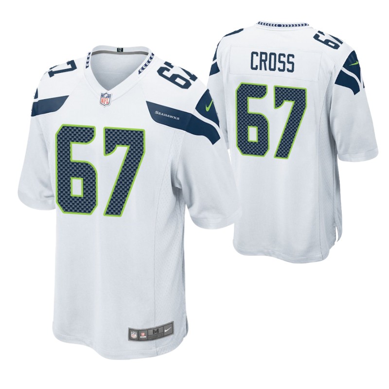 seahawks charles cross 2022 nfl draft game jersey white men stitched