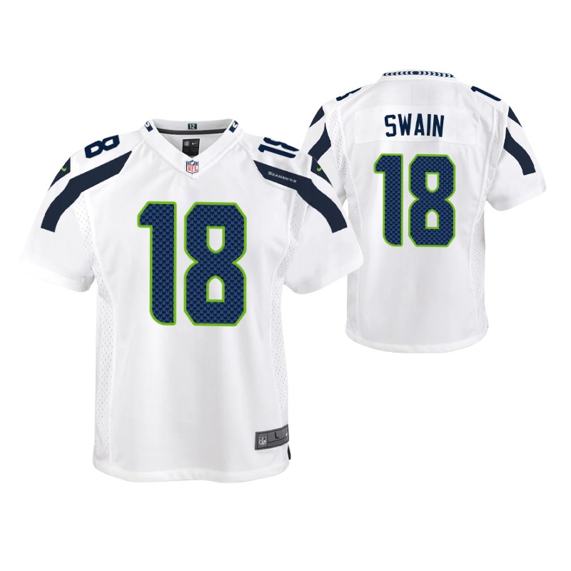 seahawks freddie swain game youth jersey white stitched