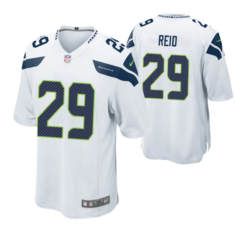 seahawks john reid game jersey white stitched