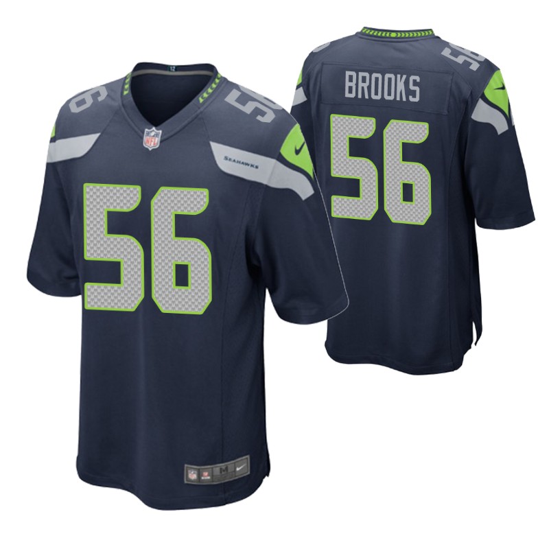 seahawks jordyn brooks game jersey college navy stitched